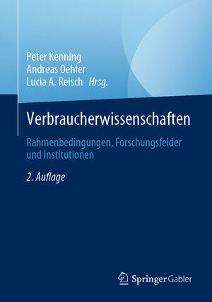 Buchcover Verbraucherwissenschaften  | EAN 9783658299347 | ISBN 3-658-29934-7 | ISBN 978-3-658-29934-7