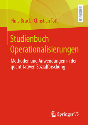 Buchcover Studienbuch Operationalisierungen | Nina Brück | EAN 9783658302399 | ISBN 3-658-30239-9 | ISBN 978-3-658-30239-9