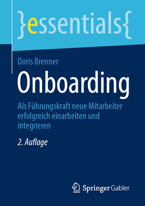 Buchcover Onboarding | Doris Brenner | EAN 9783658306748 | ISBN 3-658-30674-2 | ISBN 978-3-658-30674-8