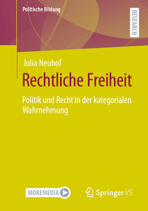 Buchcover Rechtliche Freiheit | Julia Neuhof | EAN 9783658307592 | ISBN 3-658-30759-5 | ISBN 978-3-658-30759-2