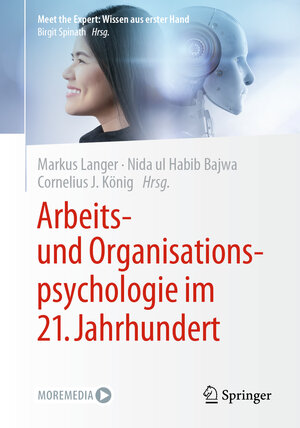 Buchcover Arbeits- und Organisationspsychologie im 21. Jahrhundert  | EAN 9783658308377 | ISBN 3-658-30837-0 | ISBN 978-3-658-30837-7