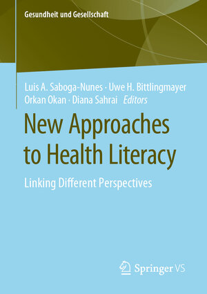 Buchcover New Approaches to Health Literacy  | EAN 9783658309084 | ISBN 3-658-30908-3 | ISBN 978-3-658-30908-4