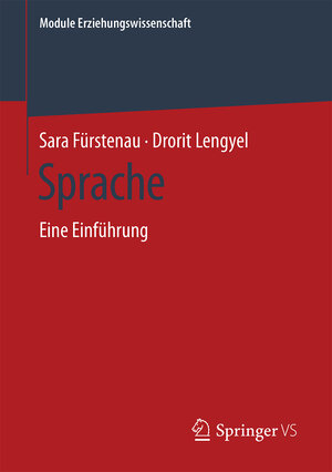 Buchcover Sprache | Sara Fürstenau | EAN 9783658310509 | ISBN 3-658-31050-2 | ISBN 978-3-658-31050-9
