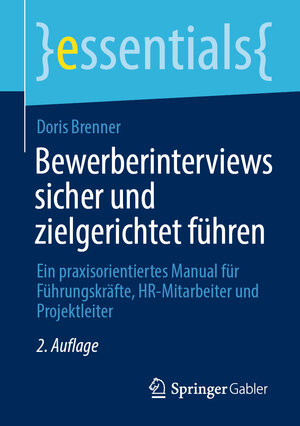 Buchcover Bewerberinterviews sicher und zielgerichtet führen | Doris Brenner | EAN 9783658310875 | ISBN 3-658-31087-1 | ISBN 978-3-658-31087-5
