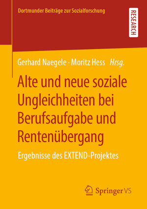 Buchcover Alte und neue soziale Ungleichheiten bei Berufsaufgabe und Rentenübergang  | EAN 9783658316624 | ISBN 3-658-31662-4 | ISBN 978-3-658-31662-4