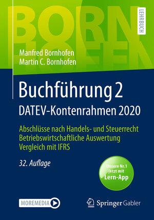 Buchcover Buchführung 2 DATEV-Kontenrahmen 2020 | Manfred Bornhofen | EAN 9783658323493 | ISBN 3-658-32349-3 | ISBN 978-3-658-32349-3