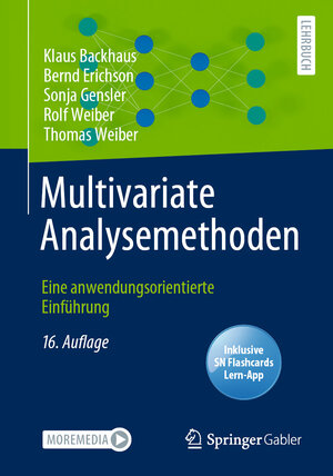 Buchcover Multivariate Analysemethoden | Klaus Backhaus | EAN 9783658324247 | ISBN 3-658-32424-4 | ISBN 978-3-658-32424-7