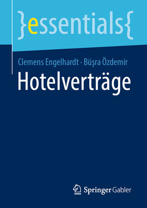 Buchcover Hotelverträge | Clemens Engelhardt | EAN 9783658331320 | ISBN 3-658-33132-1 | ISBN 978-3-658-33132-0