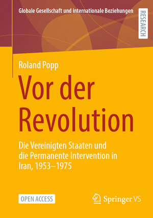 Buchcover Vor der Revolution | Roland Popp | EAN 9783658338879 | ISBN 3-658-33887-3 | ISBN 978-3-658-33887-9
