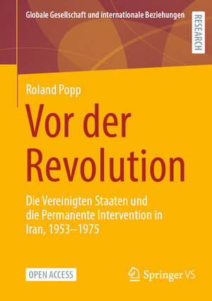 Buchcover Vor der Revolution | Roland Popp | EAN 9783658338886 | ISBN 3-658-33888-1 | ISBN 978-3-658-33888-6