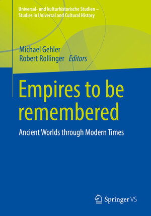 Buchcover Empires to be remembered  | EAN 9783658340025 | ISBN 3-658-34002-9 | ISBN 978-3-658-34002-5