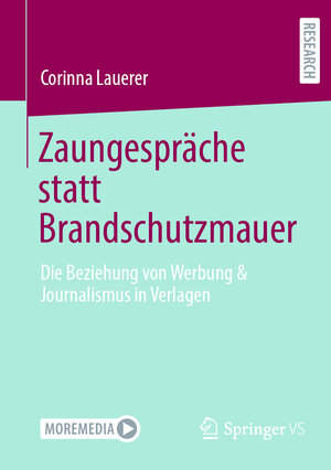 Buchcover Zaungespräche statt Brandschutzmauer | Corinna Lauerer | EAN 9783658349769 | ISBN 3-658-34976-X | ISBN 978-3-658-34976-9