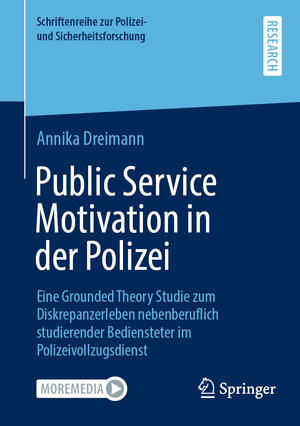 Buchcover Public Service Motivation in der Polizei | Annika Dreimann | EAN 9783658357450 | ISBN 3-658-35745-2 | ISBN 978-3-658-35745-0