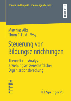 Buchcover Steuerung von Bildungseinrichtungen  | EAN 9783658358259 | ISBN 3-658-35825-4 | ISBN 978-3-658-35825-9