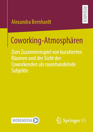 Buchcover Coworking-Atmosphären | Alexandra Bernhardt | EAN 9783658358877 | ISBN 3-658-35887-4 | ISBN 978-3-658-35887-7