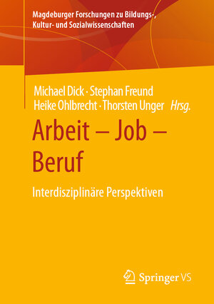 Buchcover Arbeit – Job – Beruf  | EAN 9783658363192 | ISBN 3-658-36319-3 | ISBN 978-3-658-36319-2