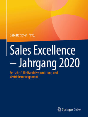 Buchcover Sales Excellence - Jahrgang 2020  | EAN 9783658366780 | ISBN 3-658-36678-8 | ISBN 978-3-658-36678-0