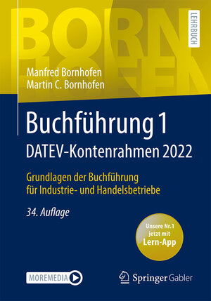Buchcover Buchführung 1 DATEV-Kontenrahmen 2022 | Manfred Bornhofen | EAN 9783658371067 | ISBN 3-658-37106-4 | ISBN 978-3-658-37106-7