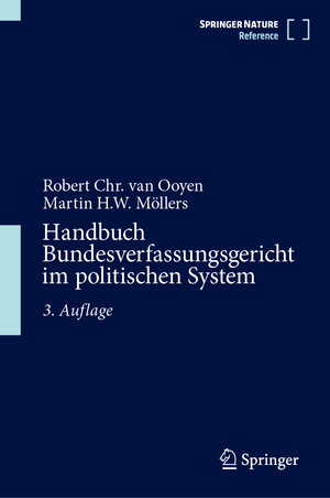 Buchcover Handbuch Bundesverfassungsgericht im politischen System  | EAN 9783658375270 | ISBN 3-658-37527-2 | ISBN 978-3-658-37527-0