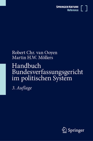 Buchcover Handbuch Bundesverfassungsgericht im politischen System  | EAN 9783658375287 | ISBN 3-658-37528-0 | ISBN 978-3-658-37528-7