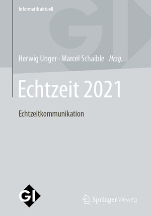 Buchcover Echtzeit 2021  | EAN 9783658377519 | ISBN 3-658-37751-8 | ISBN 978-3-658-37751-9