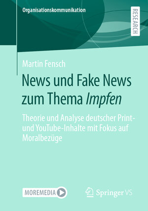 Buchcover News und Fake News zum Thema Impfen | Martin Fensch | EAN 9783658380311 | ISBN 3-658-38031-4 | ISBN 978-3-658-38031-1