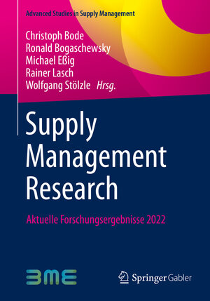 Buchcover Supply Management Research  | EAN 9783658383503 | ISBN 3-658-38350-X | ISBN 978-3-658-38350-3