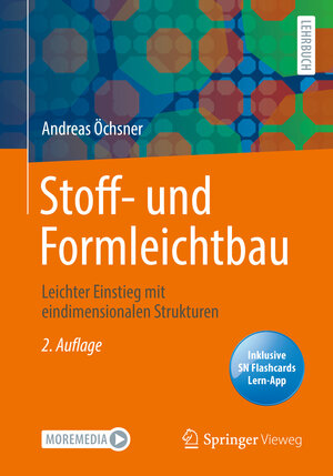 Buchcover Stoff- und Formleichtbau | Andreas Öchsner | EAN 9783658385866 | ISBN 3-658-38586-3 | ISBN 978-3-658-38586-6