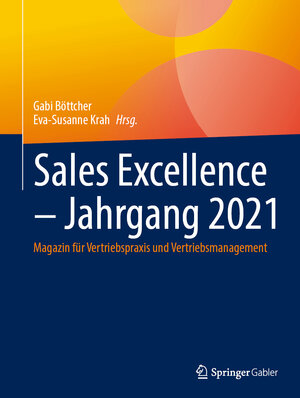 Buchcover Sales Excellence – Jahrgang 2021  | EAN 9783658387549 | ISBN 3-658-38754-8 | ISBN 978-3-658-38754-9