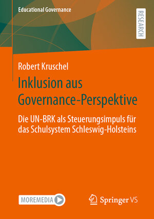 Buchcover Inklusion aus Governance-Perspektive | Robert Kruschel | EAN 9783658399887 | ISBN 3-658-39988-0 | ISBN 978-3-658-39988-7