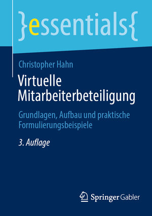 Buchcover Virtuelle Mitarbeiterbeteiligung | Christopher Hahn | EAN 9783658403256 | ISBN 3-658-40325-X | ISBN 978-3-658-40325-6