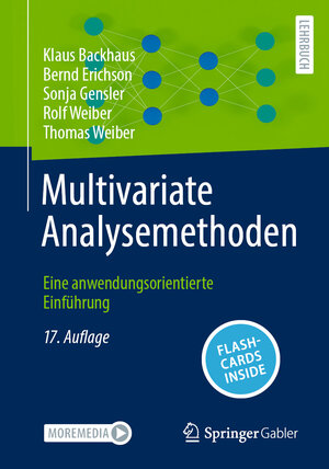 Buchcover Multivariate Analysemethoden | Klaus Backhaus | EAN 9783658404642 | ISBN 3-658-40464-7 | ISBN 978-3-658-40464-2