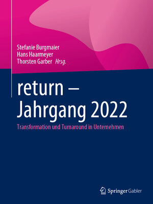 Buchcover return – Jahrgang 2022  | EAN 9783658413804 | ISBN 3-658-41380-8 | ISBN 978-3-658-41380-4