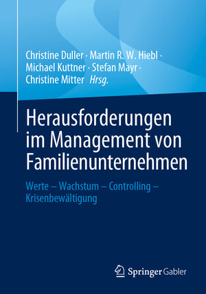 Buchcover Herausforderungen im Management von Familienunternehmen  | EAN 9783658419776 | ISBN 3-658-41977-6 | ISBN 978-3-658-41977-6