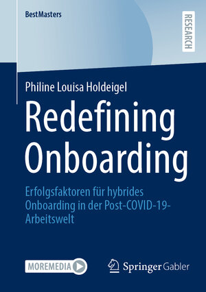 Buchcover Redefining Onboarding | Philine Louisa Holdeigel | EAN 9783658473761 | ISBN 3-658-47376-2 | ISBN 978-3-658-47376-1