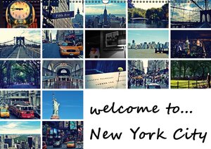 Buchcover welcome to New York City / Geburtstagskalender (Wandkalender 2014 DIN A2 quer) | Stephanie Büttner | EAN 9783660378740 | ISBN 3-660-37874-7 | ISBN 978-3-660-37874-0