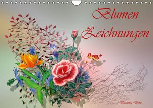 Buchcover Blumen-Zeichnungen (Wandkalender 2015 DIN A4 quer) | Dusanka Djeric | EAN 9783660840704 | ISBN 3-660-84070-X | ISBN 978-3-660-84070-4