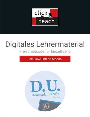 Buchcover D.U. – DeutschUnterricht - Bayern / D.U. Bayern click & teach 10 Box | Nicola Birkner | EAN 9783661111605 | ISBN 3-661-11160-4 | ISBN 978-3-661-11160-5