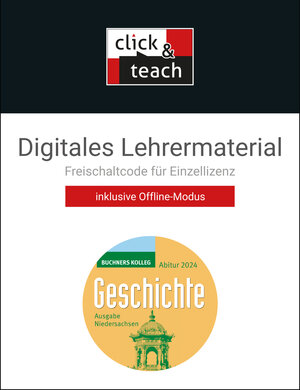 Buchcover Buchners Kolleg Geschichte – Neue Ausgabe Niedersachsen / Kolleg Geschichte NI Abitur 2024 click & teach Box | Friedrich Anders | EAN 9783661320472 | ISBN 3-661-32047-5 | ISBN 978-3-661-32047-2