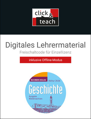 Buchcover Buchners Kolleg Geschichte – Neue Ausgabe Niedersachsen / Kolleg Geschichte NI Abitur 2026 click & teach Box | Friedrich Anders | EAN 9783661320496 | ISBN 3-661-32049-1 | ISBN 978-3-661-32049-6
