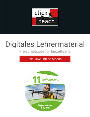 Buchcover Informatik – Gymnasium Bayern Sek II / Informatik GY BY click & teach 11 Box | Tobias Dorsch | EAN 9783661380162 | ISBN 3-661-38016-8 | ISBN 978-3-661-38016-2
