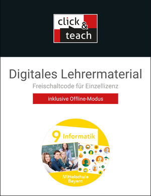 Buchcover Informatik – Mittelschule Bayern / Informatik Mittelschule BY click & teach 9 Box | Matthias Dossenbach | EAN 9783661381190 | ISBN 3-661-38119-9 | ISBN 978-3-661-38119-0