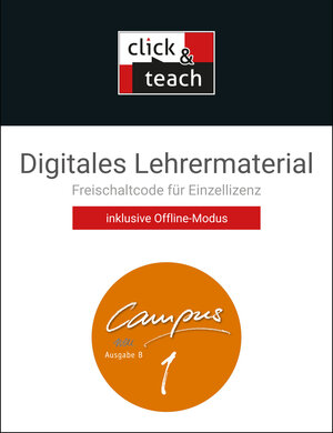 Buchcover Campus B / Campus B click & teach 1 Box | Wolfgang Freytag | EAN 9783661400709 | ISBN 3-661-40070-3 | ISBN 978-3-661-40070-9