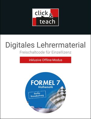 Buchcover Formel – Berlin/Brandenburg / Formel BE/BB click & teach 7 Box | Oliver Bias | EAN 9783661600512 | ISBN 3-661-60051-6 | ISBN 978-3-661-60051-2