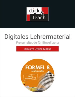 Buchcover Formel – Berlin/Brandenburg / Formel BE/BB click & teach 8 Box | Oliver Bias | EAN 9783661600529 | ISBN 3-661-60052-4 | ISBN 978-3-661-60052-9