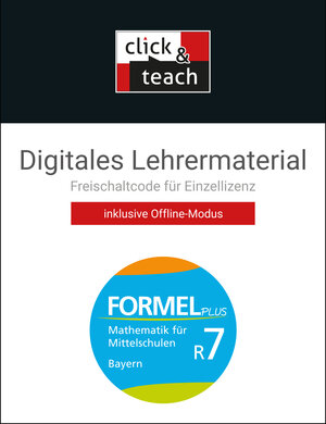 Buchcover Formel PLUS – Bayern / Formel PLUS BY click & teach R7 Box | Jan Brucker | EAN 9783661600772 | ISBN 3-661-60077-X | ISBN 978-3-661-60077-2