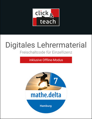 Buchcover mathe.delta – Hamburg / mathe.delta Hamburg click & teach 7 Box | Patrick Letschert | EAN 9783661612270 | ISBN 3-661-61227-1 | ISBN 978-3-661-61227-0