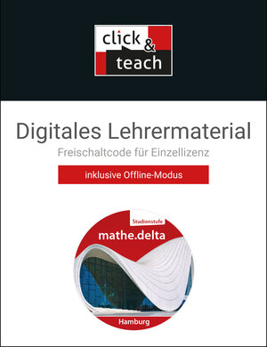 Buchcover mathe.delta – Hamburg Sek II / mathe.delta HH click & teach Studienstufe Box  | EAN 9783661630274 | ISBN 3-661-63027-X | ISBN 978-3-661-63027-4