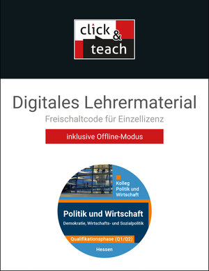 Buchcover Kolleg Politik und Wirtschaft – Hessen - neu / Politik u. Wirtschaft HE click & teach Q1/Q2 Box  | EAN 9783661720876 | ISBN 3-661-72087-2 | ISBN 978-3-661-72087-6