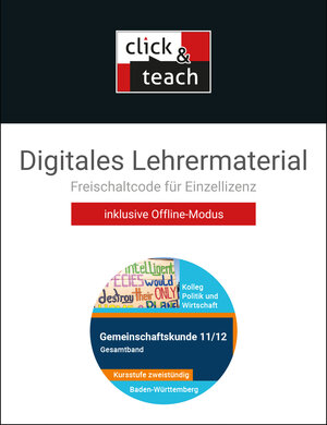 Buchcover Kolleg Politik und Wirtschaft – Baden-Württemberg - neu / Gesamtband Gemeinschaftskunde click & teach Box | Stephan Benzmann | EAN 9783661721149 | ISBN 3-661-72114-3 | ISBN 978-3-661-72114-9